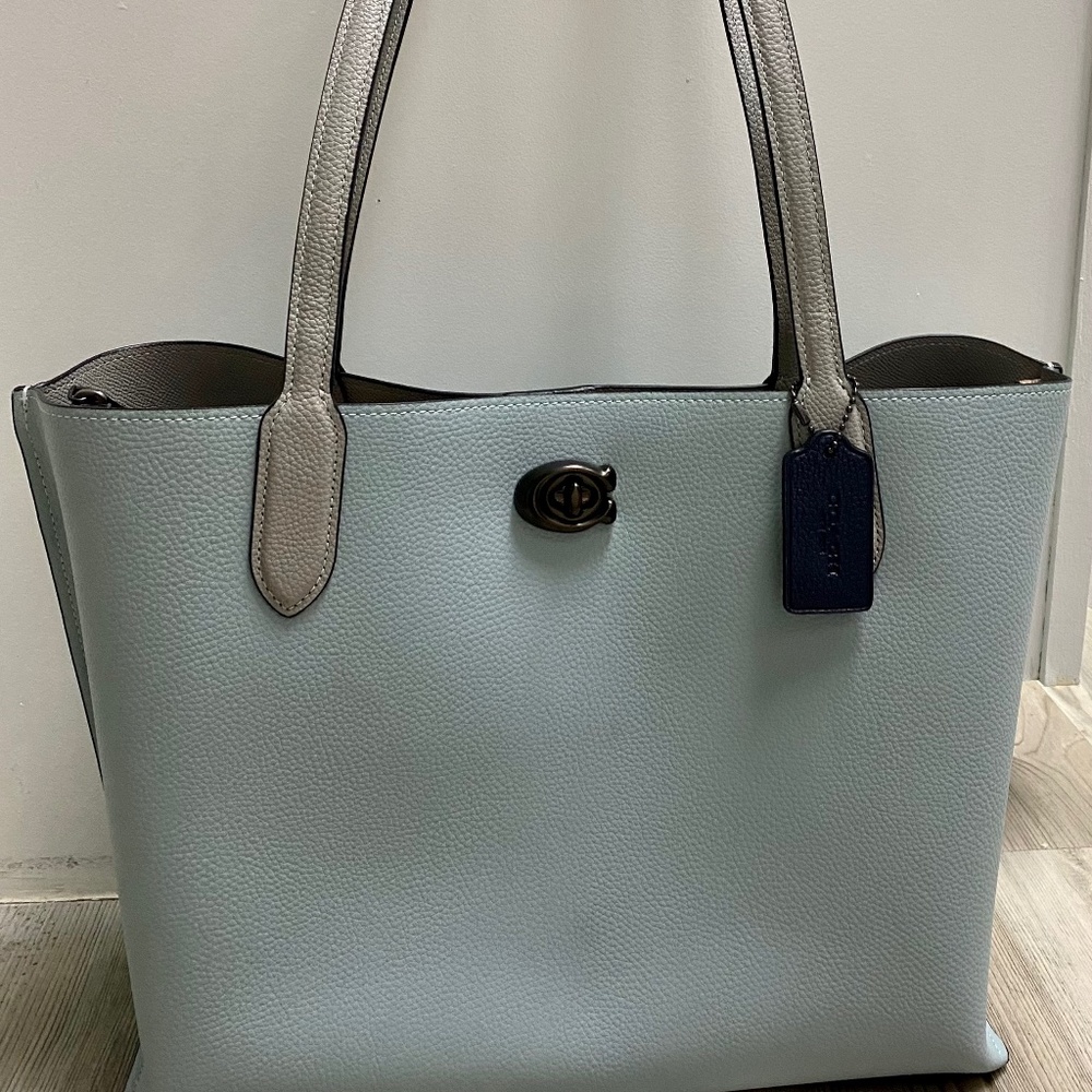 Coach Willow Tote Colorblock